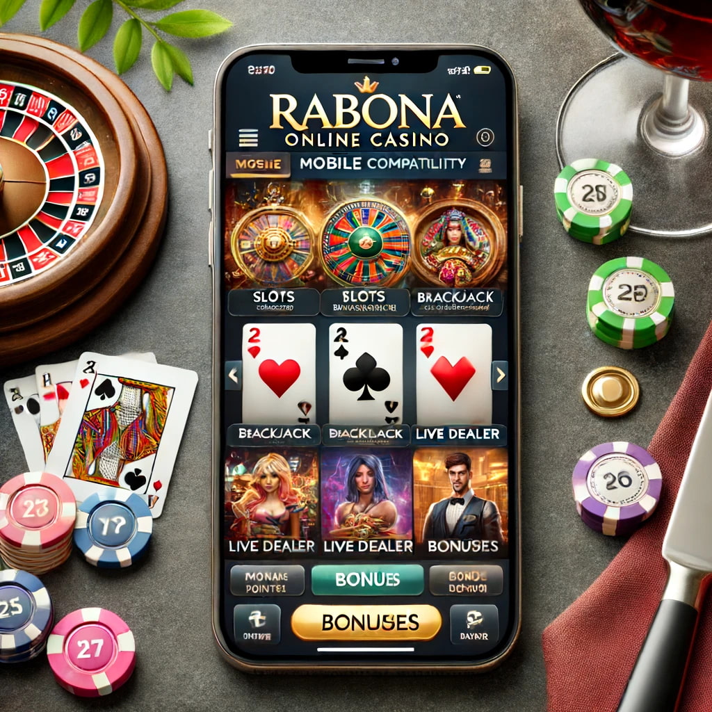 Juegos móviles en el casino online Rabona